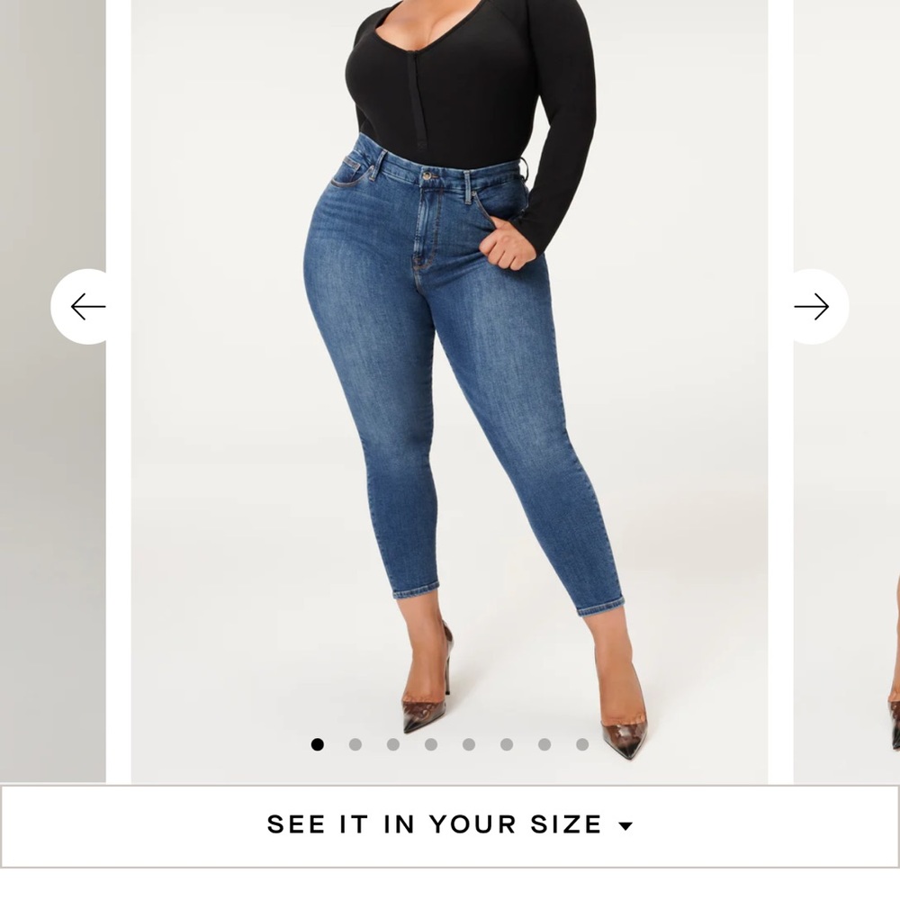Good American good legs crop extreme size 18